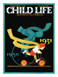 Riding Into the New Year - Child Life  January 1931