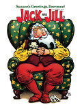 Sleeping Santa and Kitten - Jack and Jill  December 1979