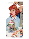 New Girl  - Saturday Evening Post "Leading Ladies"  July 23  1955 pg31