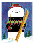 Smiley Snowman - Jack and Jill  January 1957
