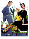 Two Girls At Once - Saturday Evening Post "Men at the Top"  November 8  1952 pg39