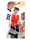 A Dollar a Kiss  - Saturday Evening Post "Leading Ladies"  September 4  1954 pg24