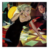 The Cold-War Blonde - Saturday Evening Post "Men at the Top"  September 26  1959 pg32