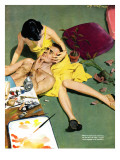 Marriageable Man  - Saturday Evening Post "Leading Ladies"  March 12  1949 pg23