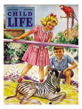 Baby Zebra - Child Life  May 1946