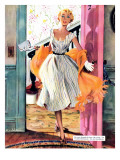 The Lady's Future - Saturday Evening Post "Leading Ladies"  February 6  1954 pg34