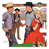 The Lady from Red Gulch  - Saturday Evening Post "Leading Ladies"  August 13  1955 pg28