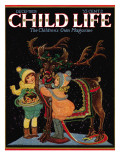 Dressing the Reindeer - Child Life  December 1925