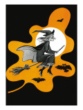 Witch & Her Broom - Child Life  October 1959