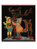 Dressing the Reindeer - Child Life  December 1925