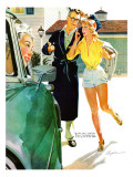 Caroline's Men - Saturday Evening Post "Leading Ladies"  April 22  1955 pg26