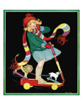 The Girl and the Scooter - Child Life  March 1928