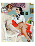 The Lady Broke The Rules  - Saturday Evening Post "Leading Ladies"  September 13  1952 pg23
