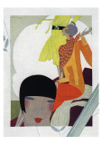 Art Deco Ladies Talking