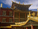 China  Zhongdian; the Dukhang  Is One of Songzhanling Monasteries Most Prominent Buildings