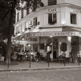 Cafe  Quai De L'Hotel De Ville  Marais District  Paris  France