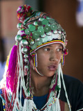 Myanmar  Burma  Keng Tung (Kyaing Tong); Young Akha Girl