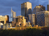 Australia  Victoria  Melbourne; City Skyline at Dawn