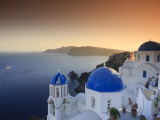 Greece  Cyclades  Santorini  Oia Town and Santorini Caldera