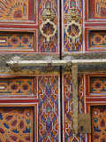 Door in the Old Medina of Fes  Morocco