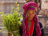 Myanmar  Burma  Kekku; Palaung Tribal Lady on Pilgrimage from Her Village