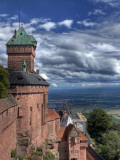 Haut-Koenigsbourg Castle  Orschwiller  Alsace  France