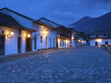 Colombia  Villa De Leyva  Boyaca Province  National Monument  White Washed Colonial Homes