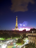 Bastille Day Fireworks  Eiffel Tower  Paris  France