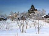 Wooden Dormition Church (1694)  Nelazskoe  Vologda Region  Russia