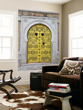 Tunisia  Tunis  Medina  Door on Dar El Jeld Street