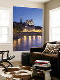 Notre Dame and Ile De La Cite  Paris  France
