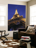 Eiffel Tower at Night  Paris  France