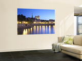 Notre Dame and Ile De La Cite  Paris  France