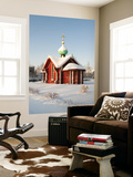 Saint Nicholas Chapel in Winter  Tikhvin  Leningrad Region  Russia