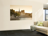Notre Dame and Ile De La Cite  Paris  France