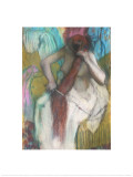 Women Combing Her Hair