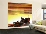"Tractors at Sunset " October 3  1942