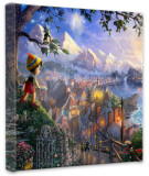 Pinocchio Wishes Upon A Star (Wrapped Canvas)