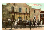 Hold-Up Re-enactment  Alamo  San Antonio  Texas
