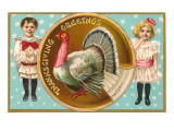 Greetings  Children with Turkey
