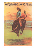 Buffalo Bill's Wild West Show Poster  Bucking Steer