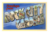 Greetings from Rock City Gardens  Tennessee