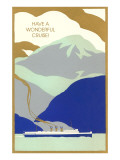 Art Deco Ocean Liner  Have a Wonderful Cruise