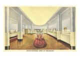 Austere Bank Interior