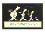 Happy Thanksgiving  Procession of Chefs