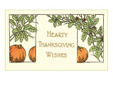Hearty Wishes  Art Deco Pumpkins