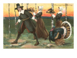 Greetings  Pilgrims Carrying Food