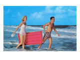 Couple with Toy Raft