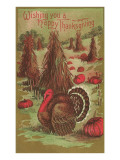 Thanksgiving Turkey and Corn Sheaves