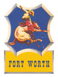 Bronco Rider  Fort Worth  Texas